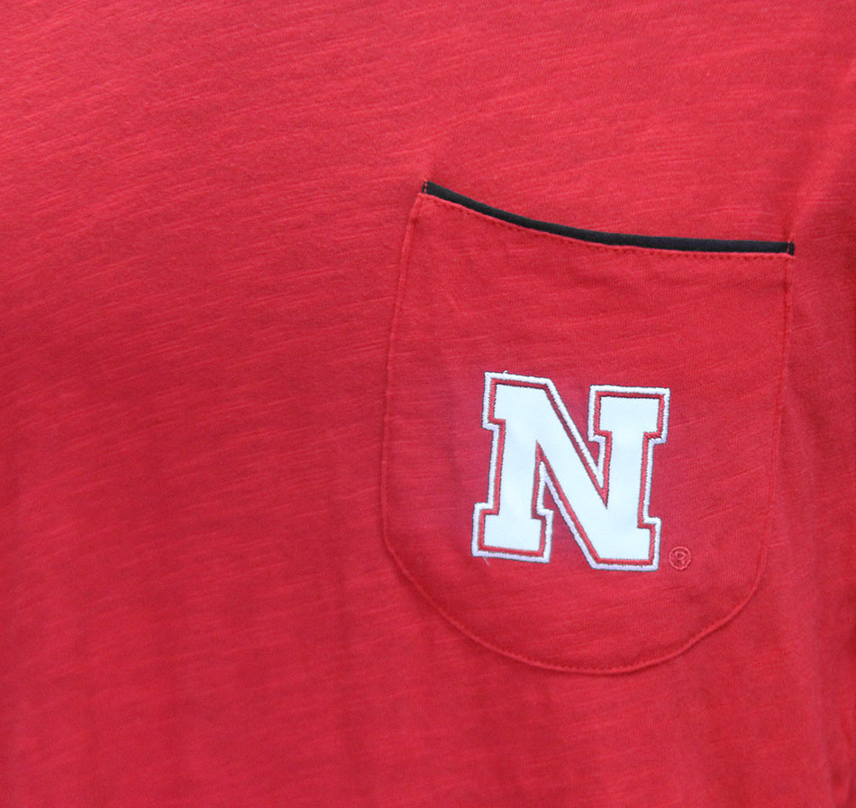 Nebraska Big Red LS Pocket Tee