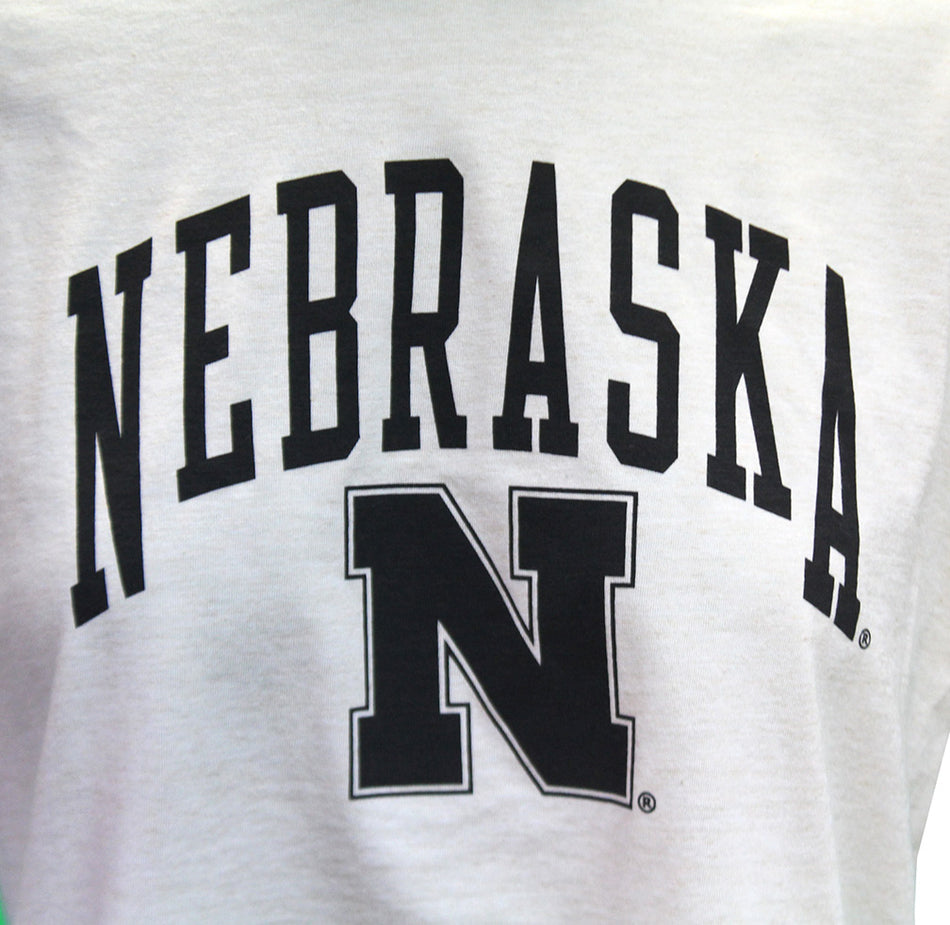 Womens Sand Nebraska N Intramural Midi Tee