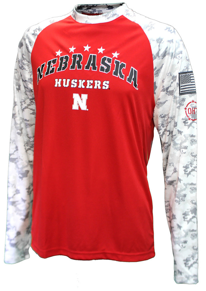 Nebraska Huskers OHT Rumbler LS Raglan Tee