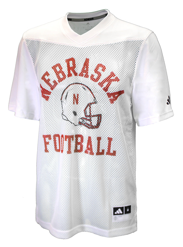 Adidas Husker Helmet Tailgate Mesh Jersey