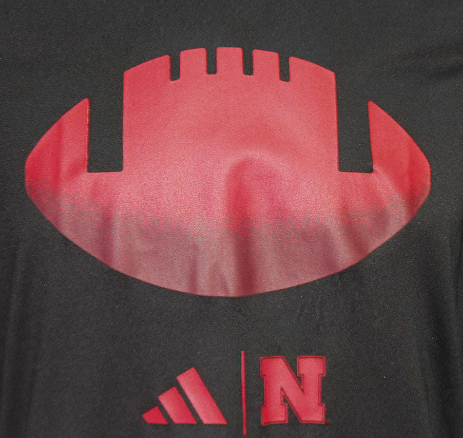 Adidas Nebraska Football Dominance Long Sleeve Tee