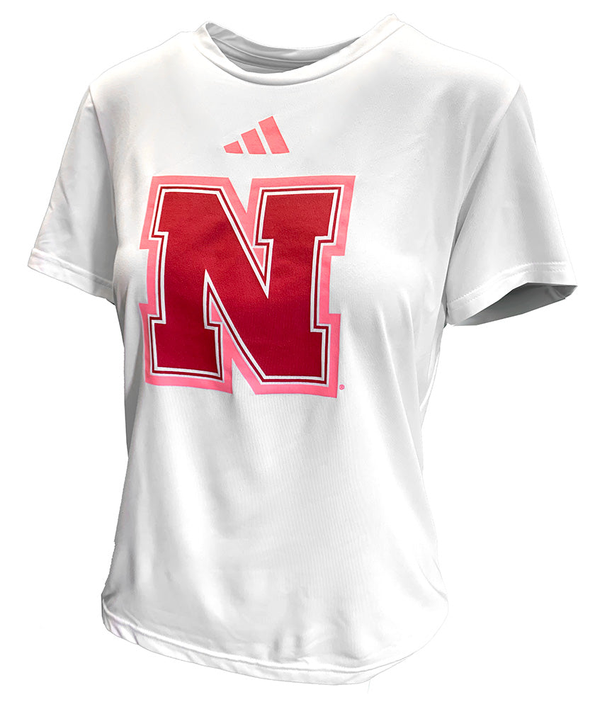 Adidas Womens Nebraska BCA Pregame Tee