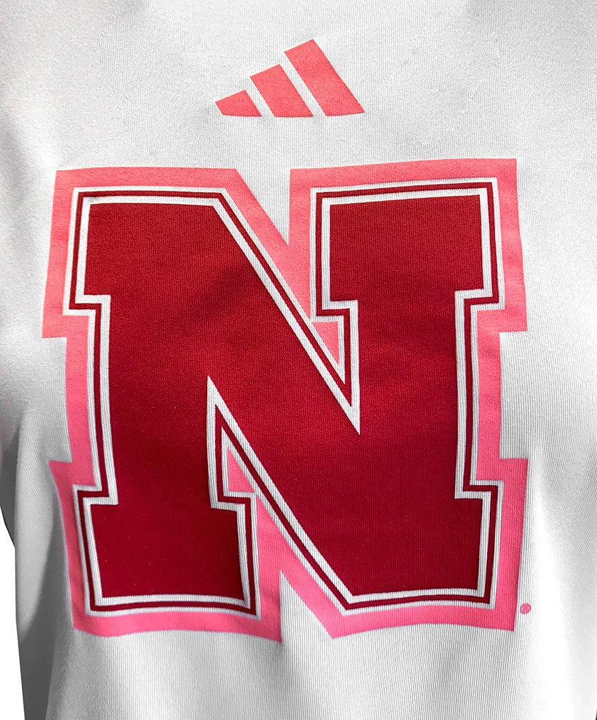 Adidas Womens Nebraska BCA Pregame Tee