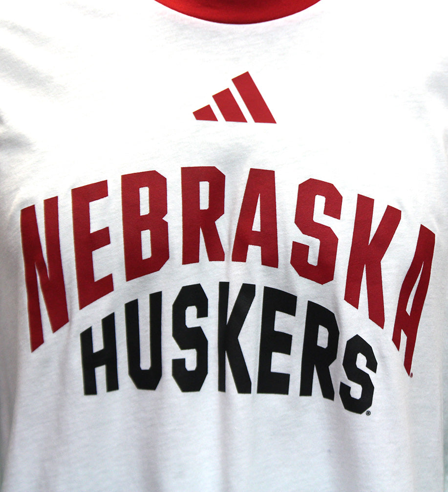 Adidas Nebraska Huskers Pitch Tee