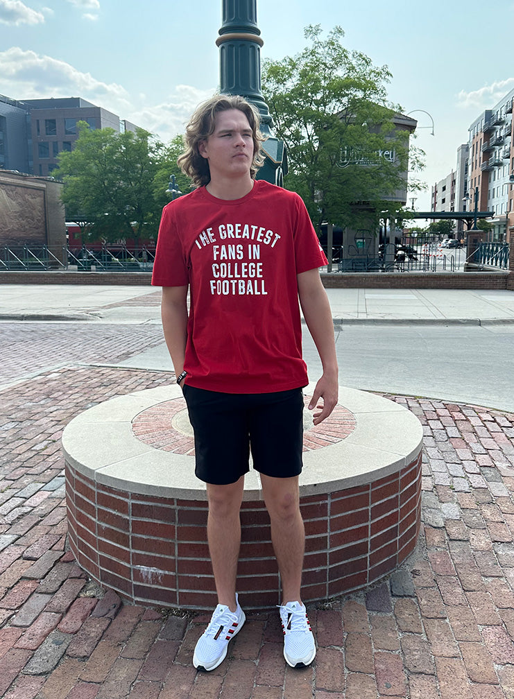 Adidas Nebraska Greatest Fans Tee