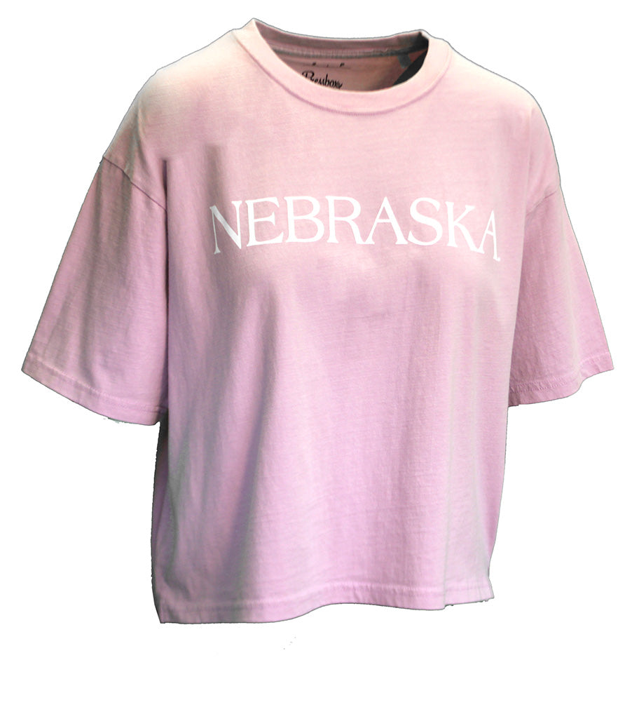 Womens Nebraska Beach Tee