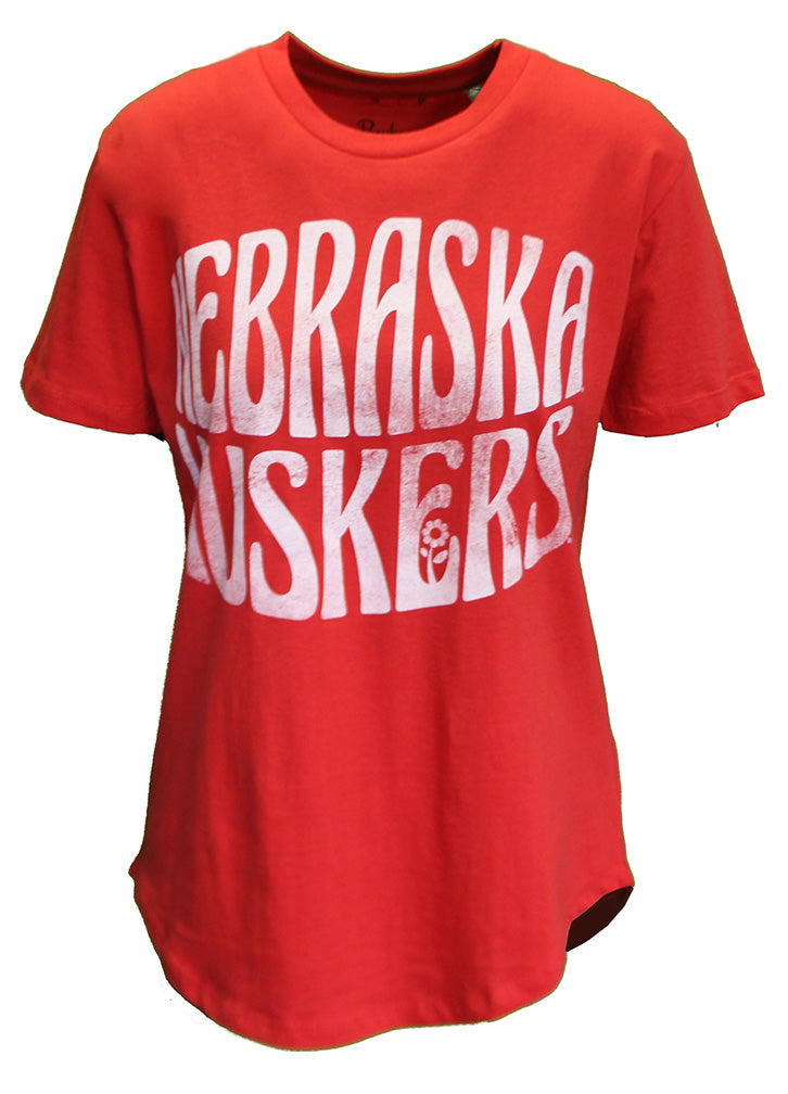 Womens Nebraska Huskers Comin Up Daisys Tee