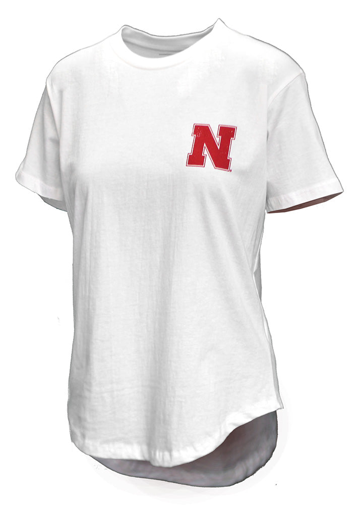 Womens Huskers Butterfly Jersey Tee