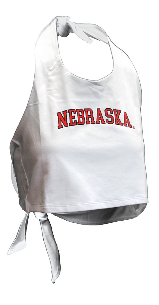 Womens Nebraska Tailgate Tie Top