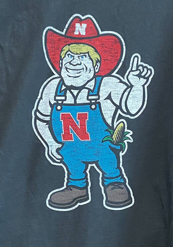 NEW HERBIE!  Nebraska Herbie Husker Hero Tee - Slate
