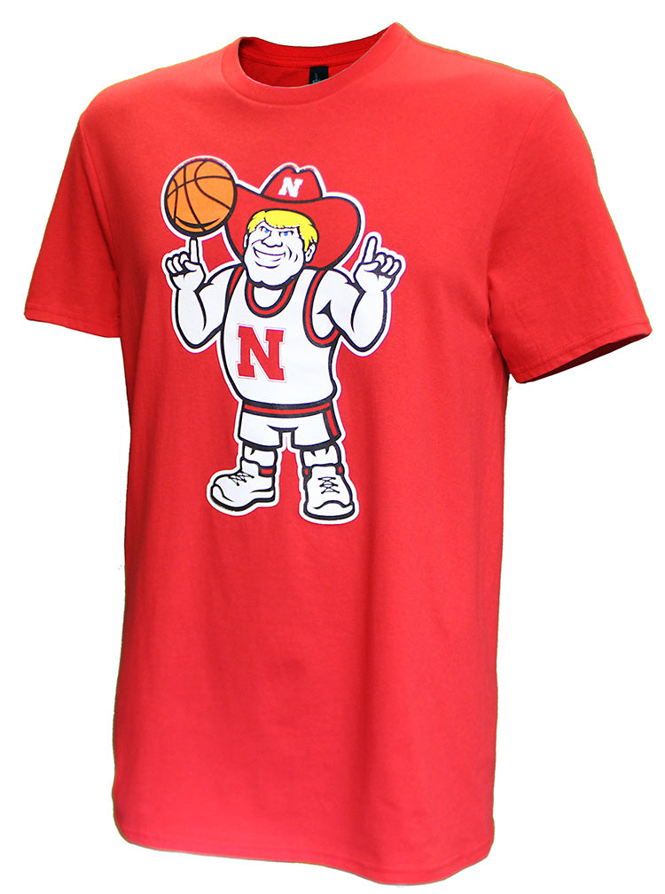 NEW HERBIE!  Herbie Husker Hoops Tee
