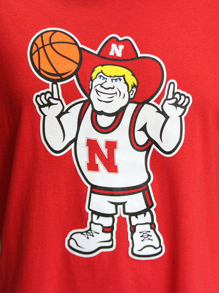 NEW HERBIE!  Herbie Husker Hoops Tee