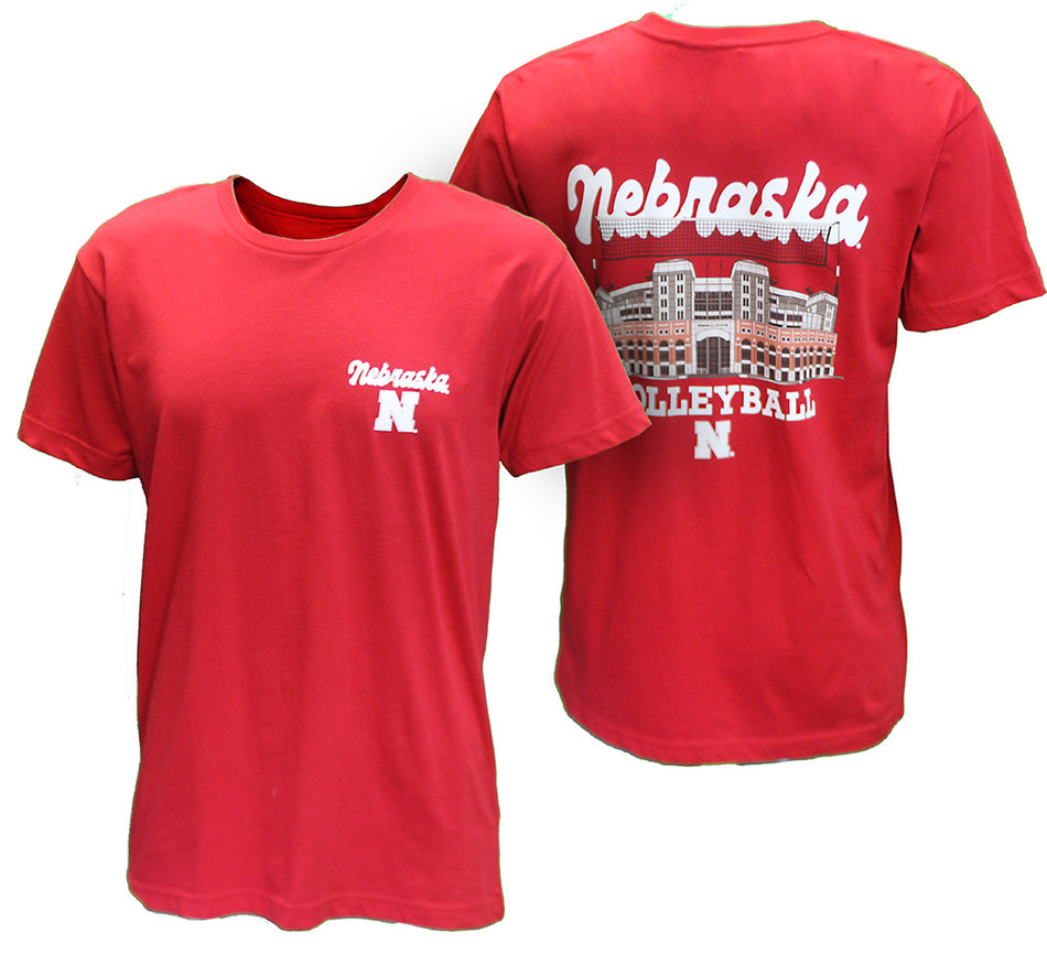 Nebraska N Volleyball Ace Tee