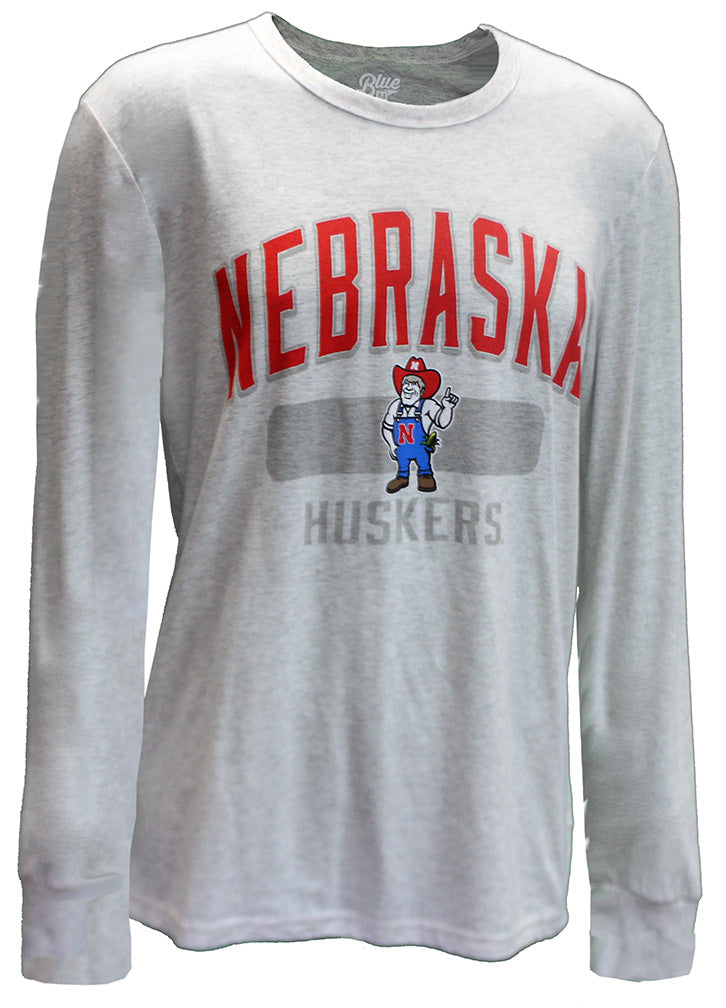 Herbie Husker Tri-Blend LS Tee - Oatmeal