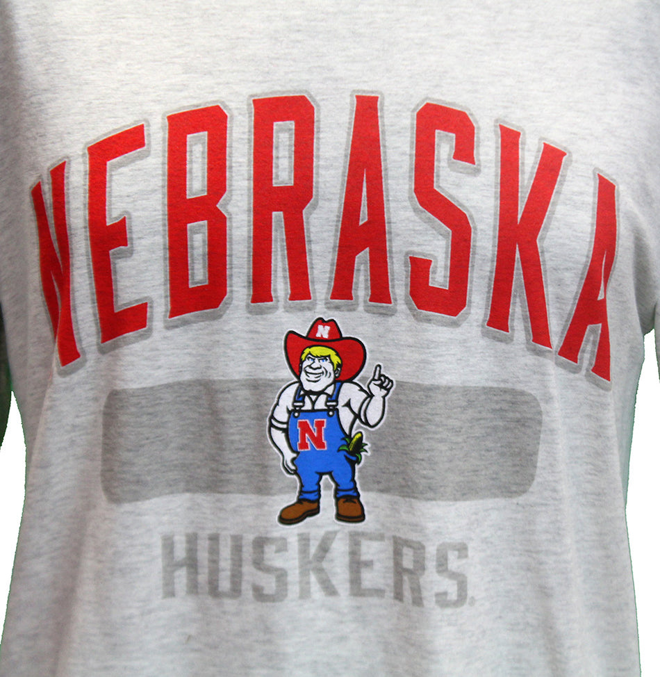 Herbie Husker Tri-Blend LS Tee - Oatmeal