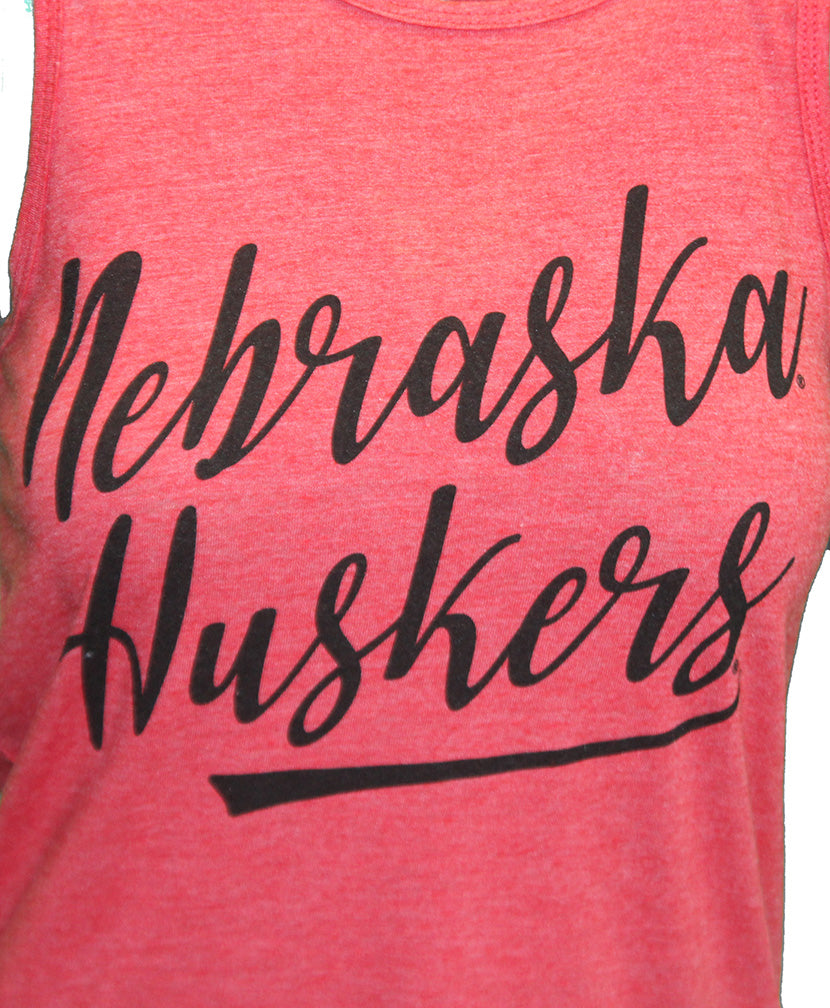 Womens Nebraska Huskers Ramones Tank