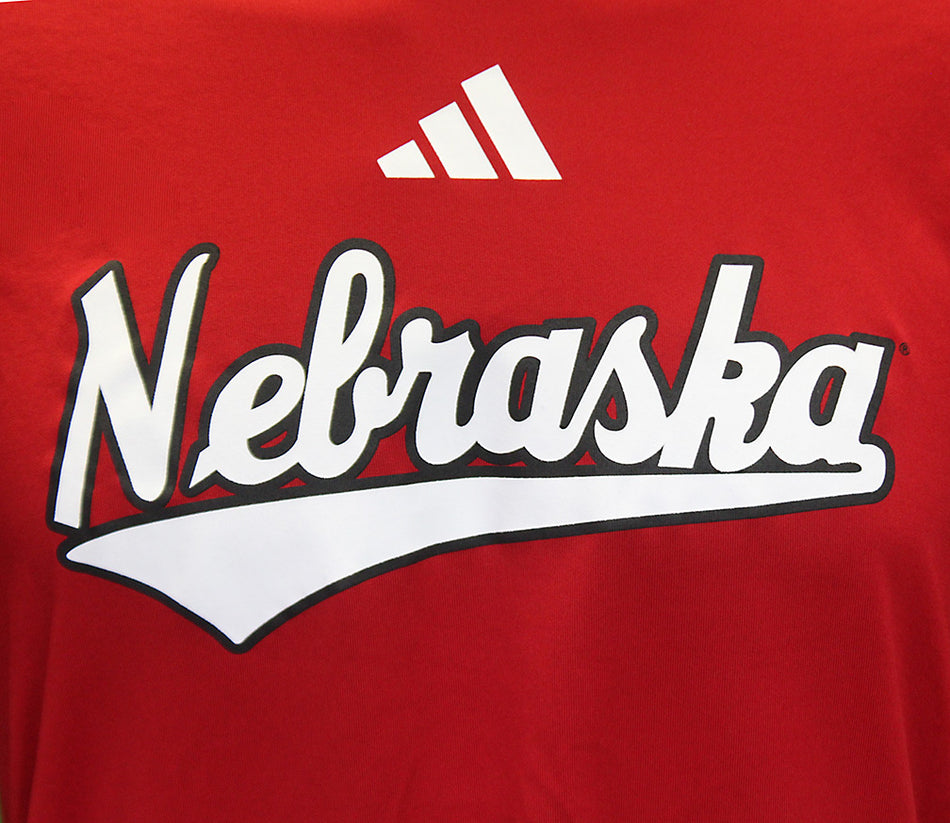Adidas Nebraska Volleyball Uniform Hook Tee