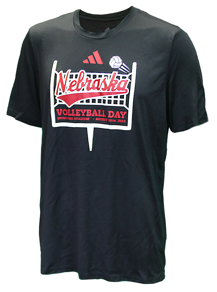 Adidas Nebraska Volleyball Day Goal Post Tee