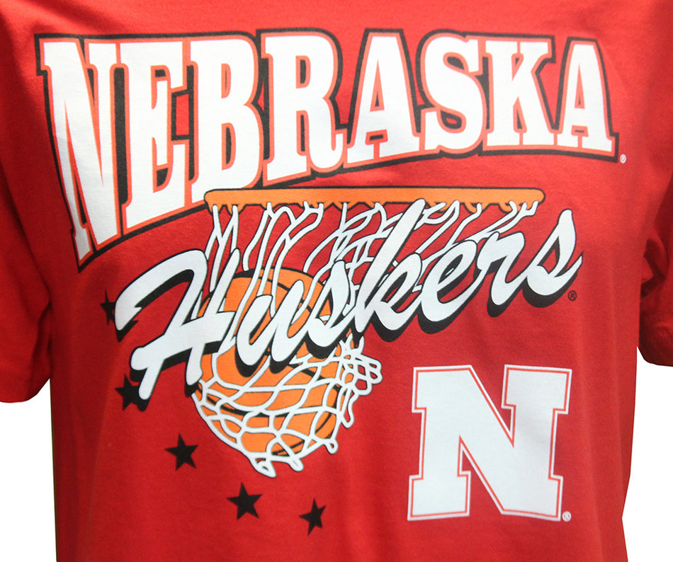 Nebraska Basketball Classic Hoops Tee