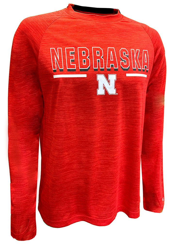 Huskers Headliner Performance LS Tee