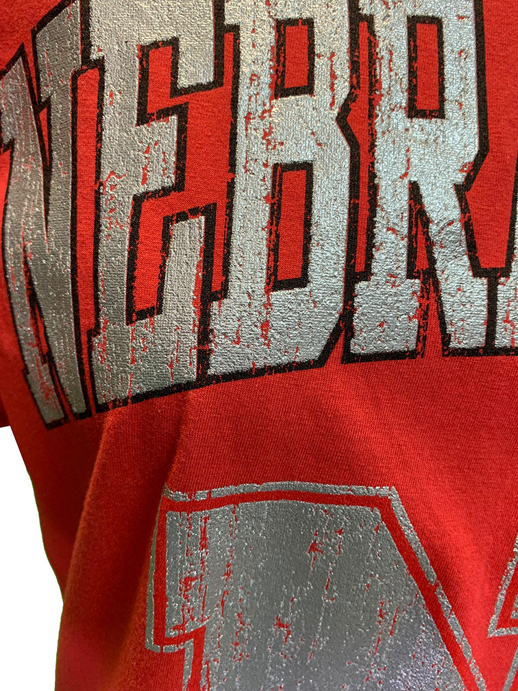 Womens Nebraska Iron N Silver City Tee