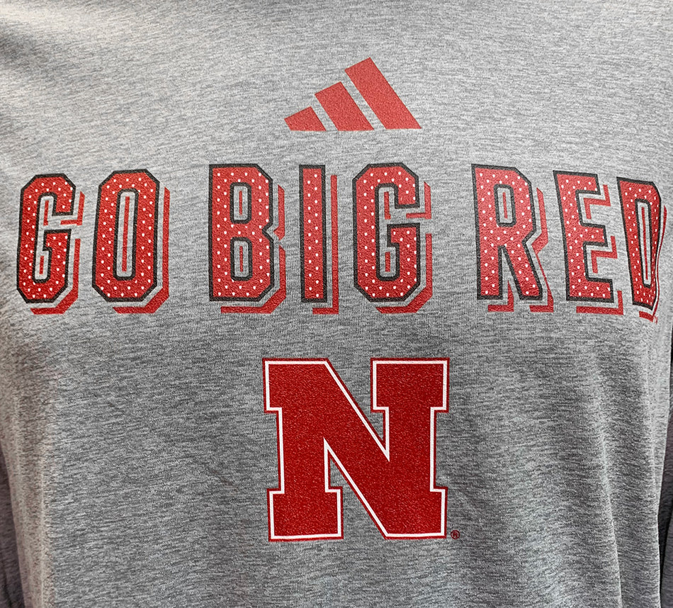 Adidas 2024 Go Big Red LS Locker Pregame Tee