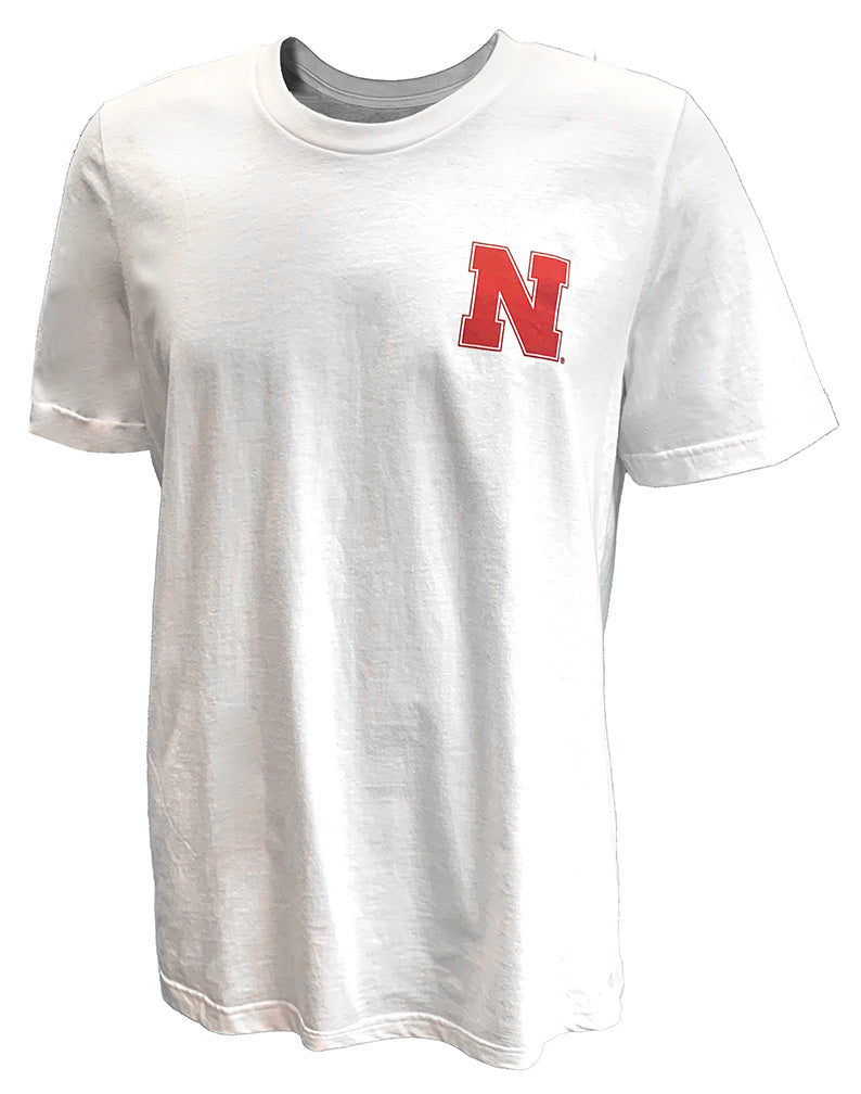 Adidas Nebraska Huskers Global Coordinates Tee