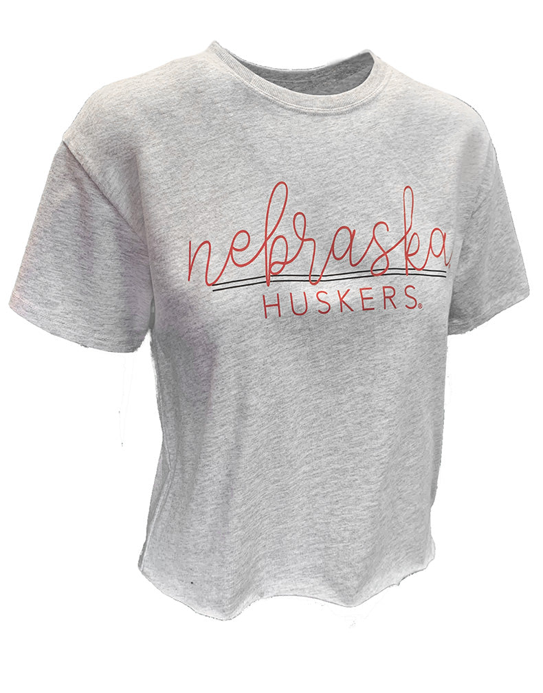 Womens Nebraska Huskers Lasso Waist Tee