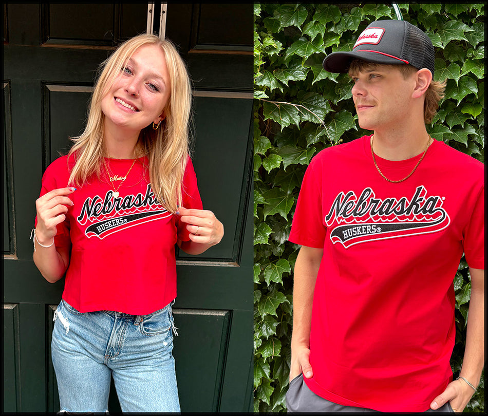 Ladies Nebraska Huskers Tailsweep Pro Tee