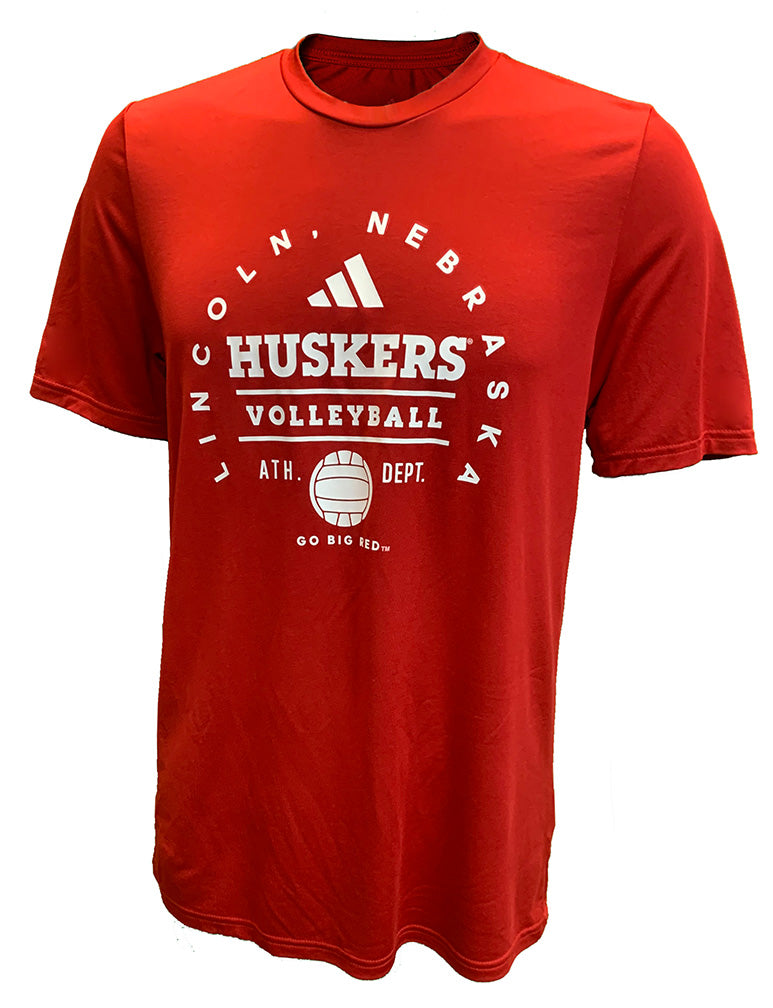 Adidas Lincoln Nebraska Volleyball Pregame Tee