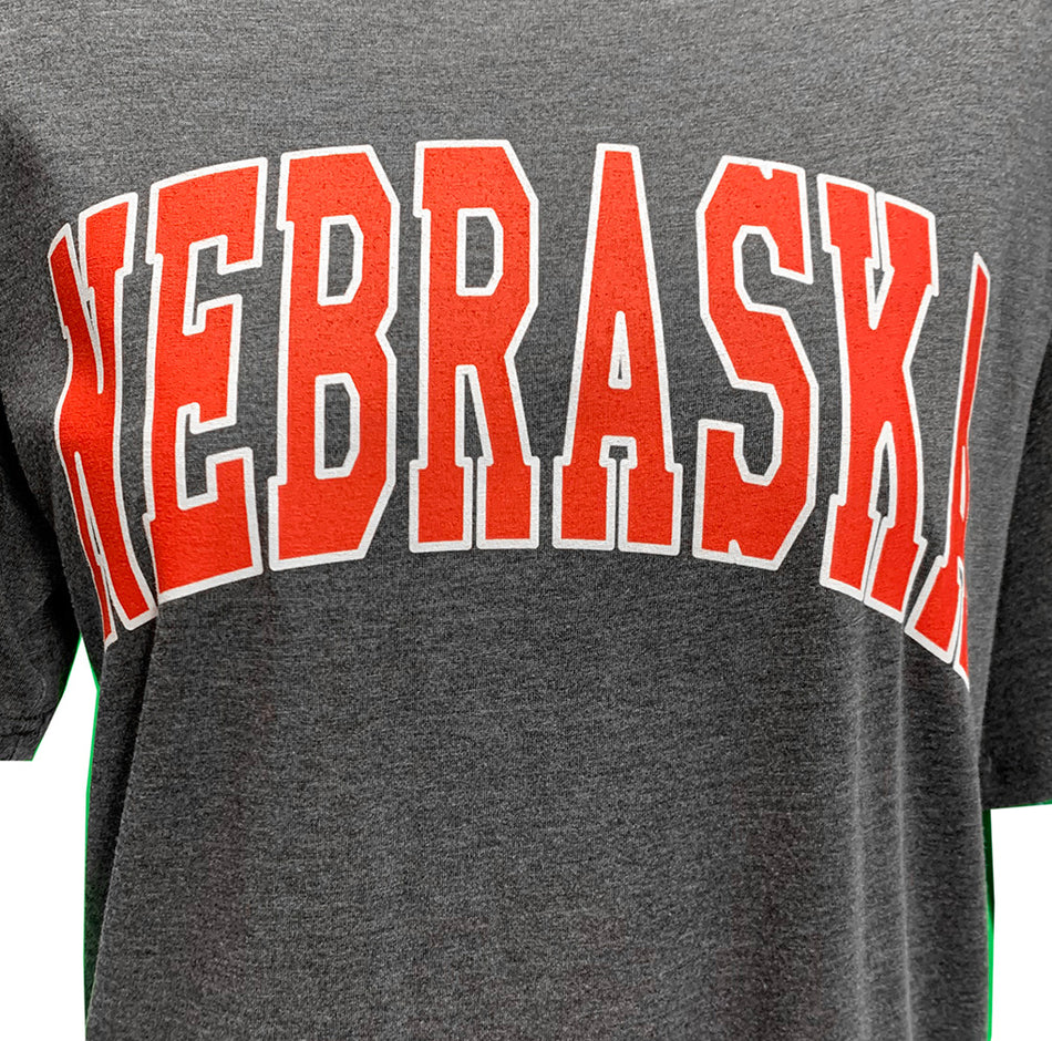 Womens Nebraska Effortless Chicka d Tee