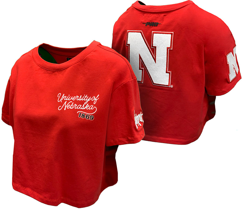 Womens 1869 University Of Nebraska Boxy Top