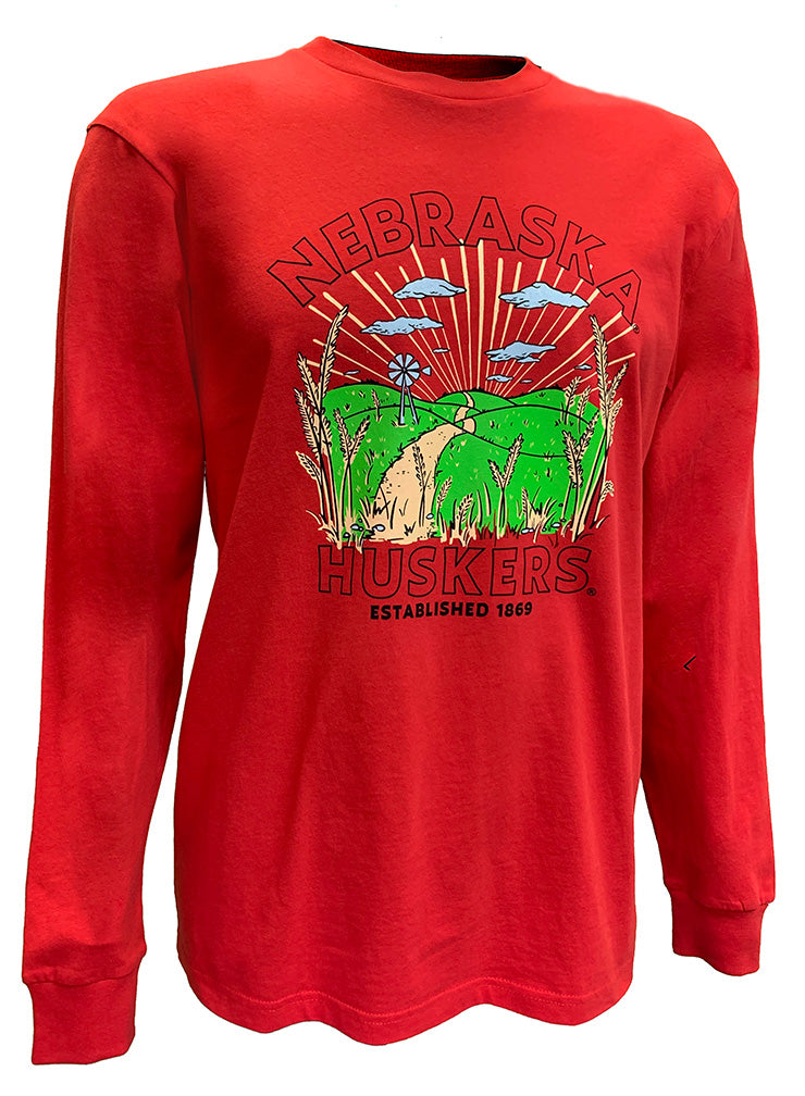 Nebraska Journey LS Tee Uscape