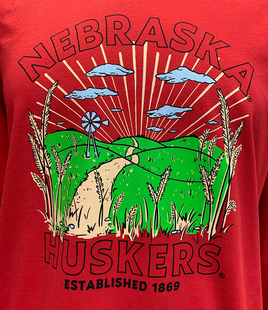 Nebraska Journey LS Tee Uscape