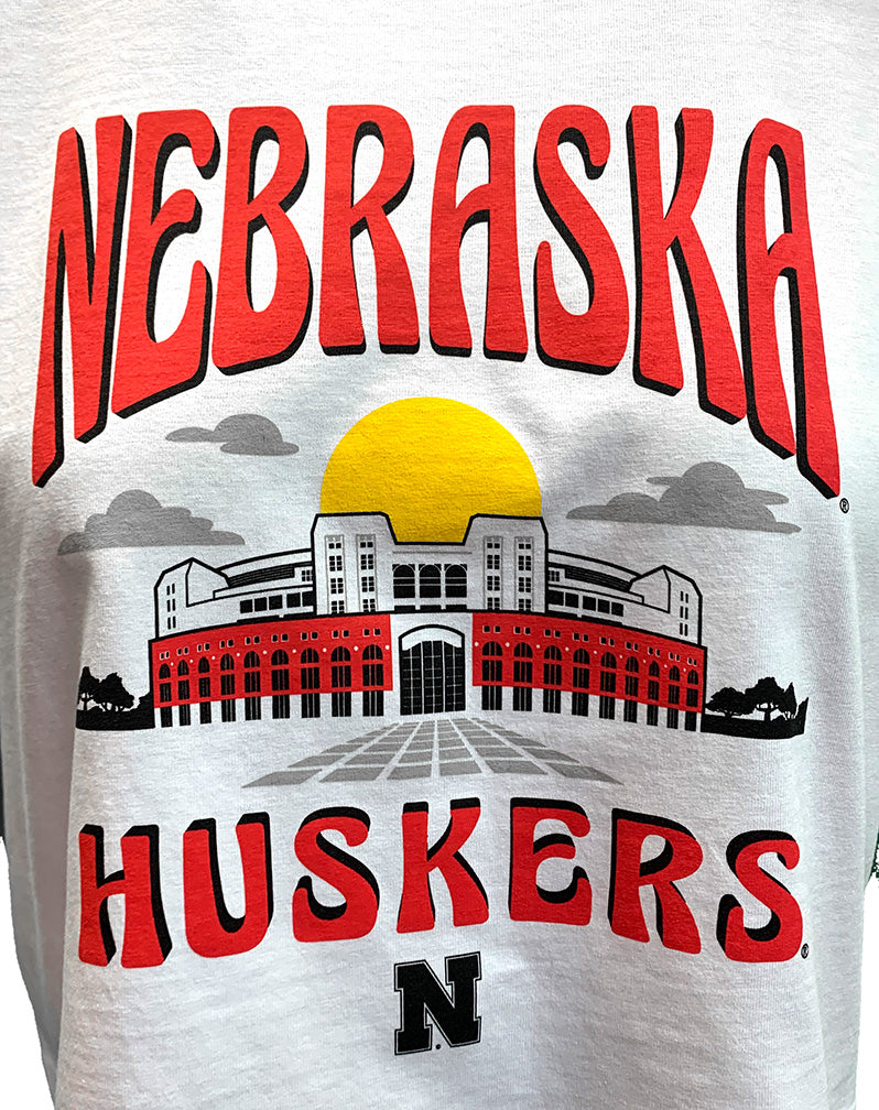 Womens Nebraska Huskers Summit Crop