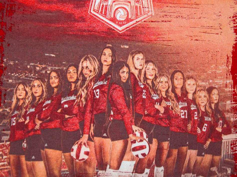 Official Nebraska Volleyball Day Team Tee - Crimson
