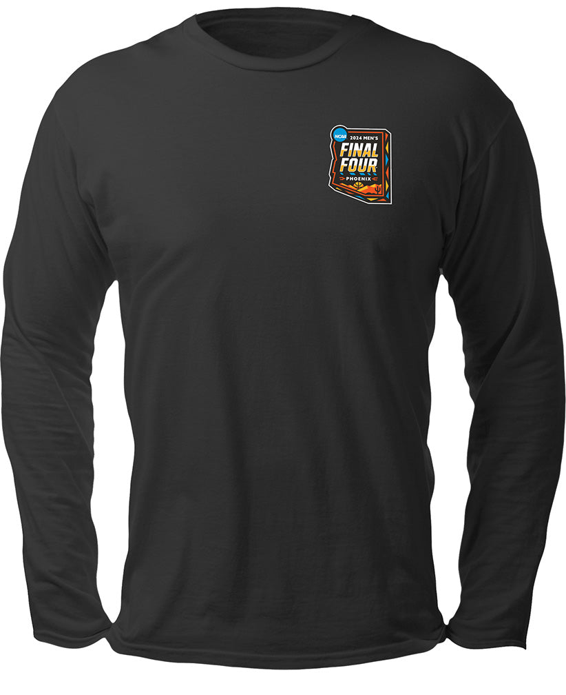 Husker Mens 2024 Basketball Tournament Bracket LS Tee