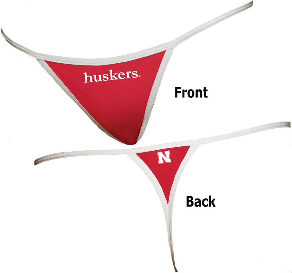 Red Nebraska Thong