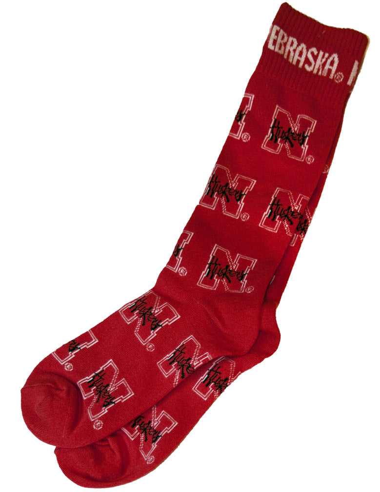 NE Red Dress Socks