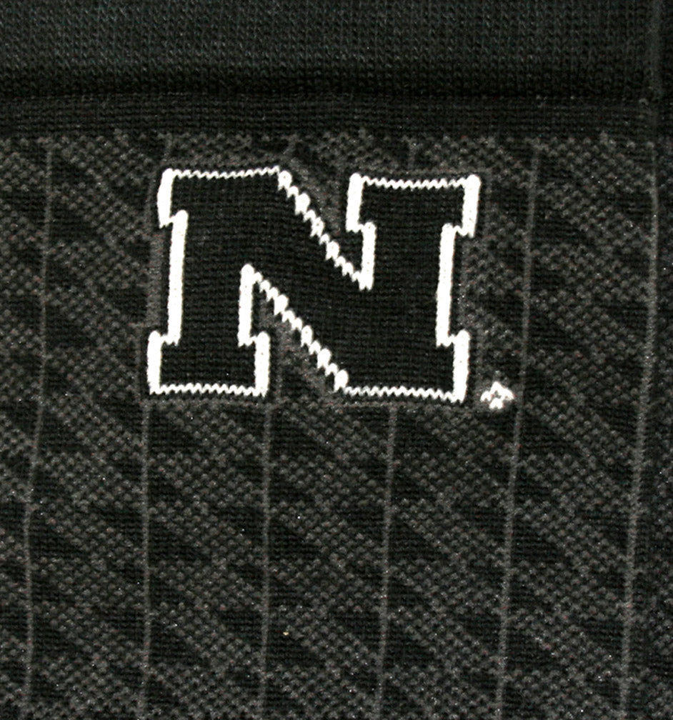 BLK HERRINGBONE MENS SOCK
