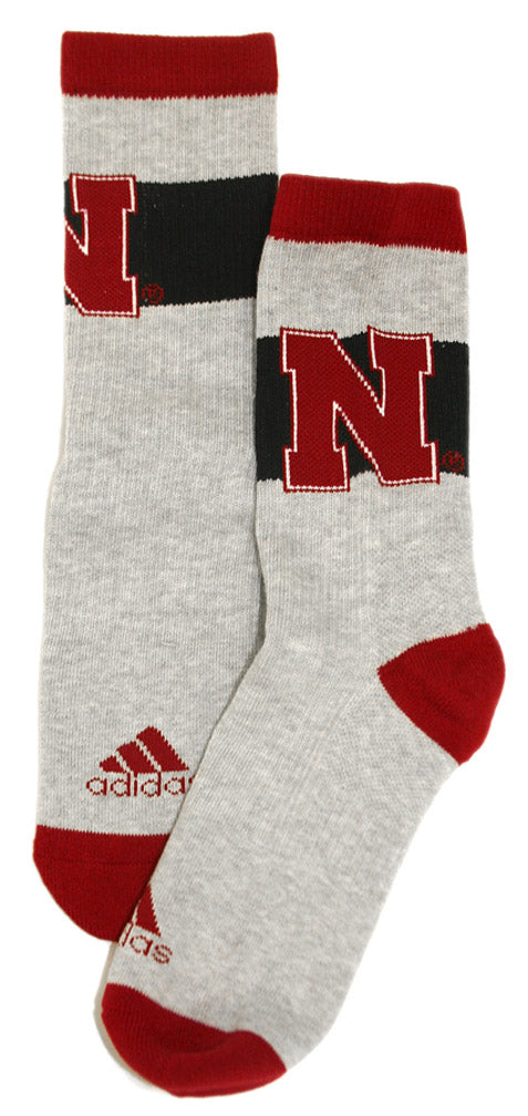 Adidas Men's Heathered Gray Socks