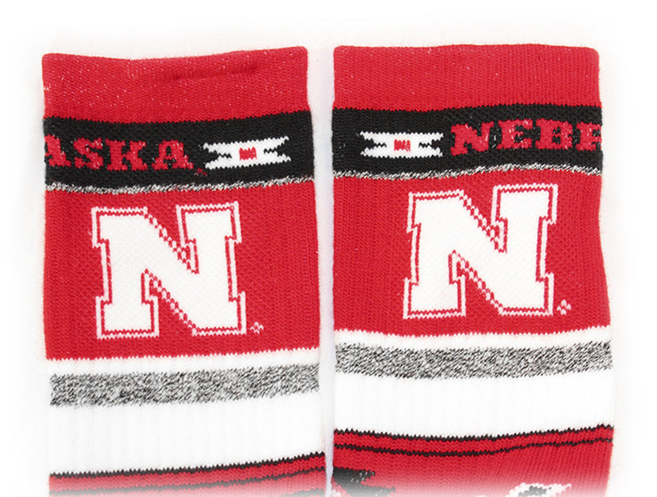 Nebraska Crew Tailgater Aztec Socks