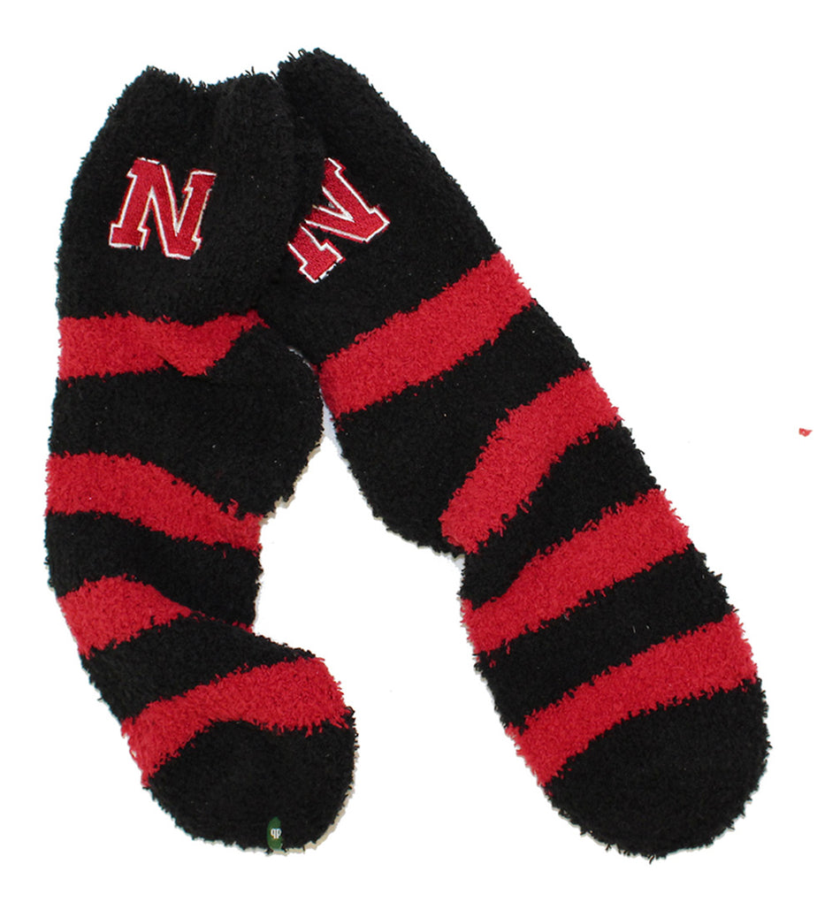 Striped Fuzzy Husker N Sock