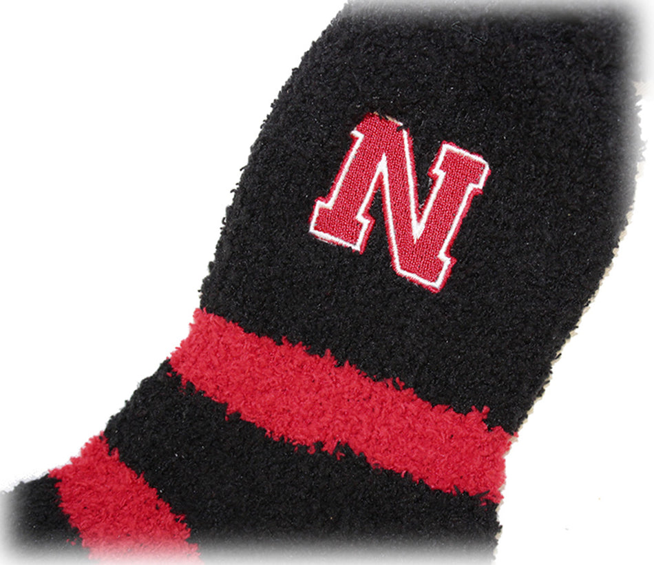 Striped Fuzzy Husker N Sock