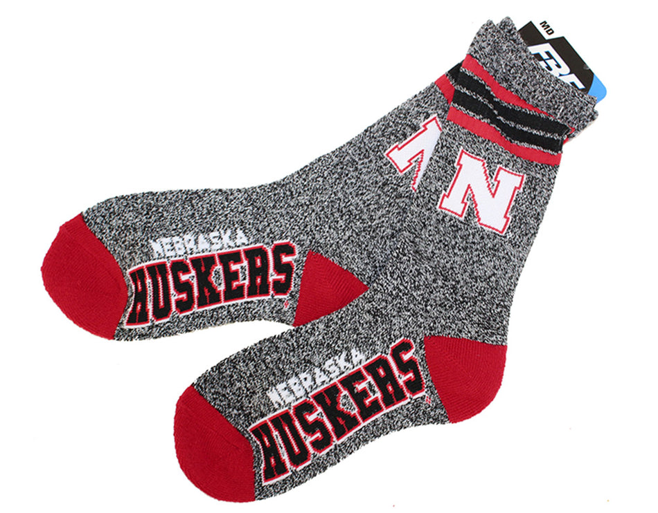 Marled Gray Crew Sock FBF