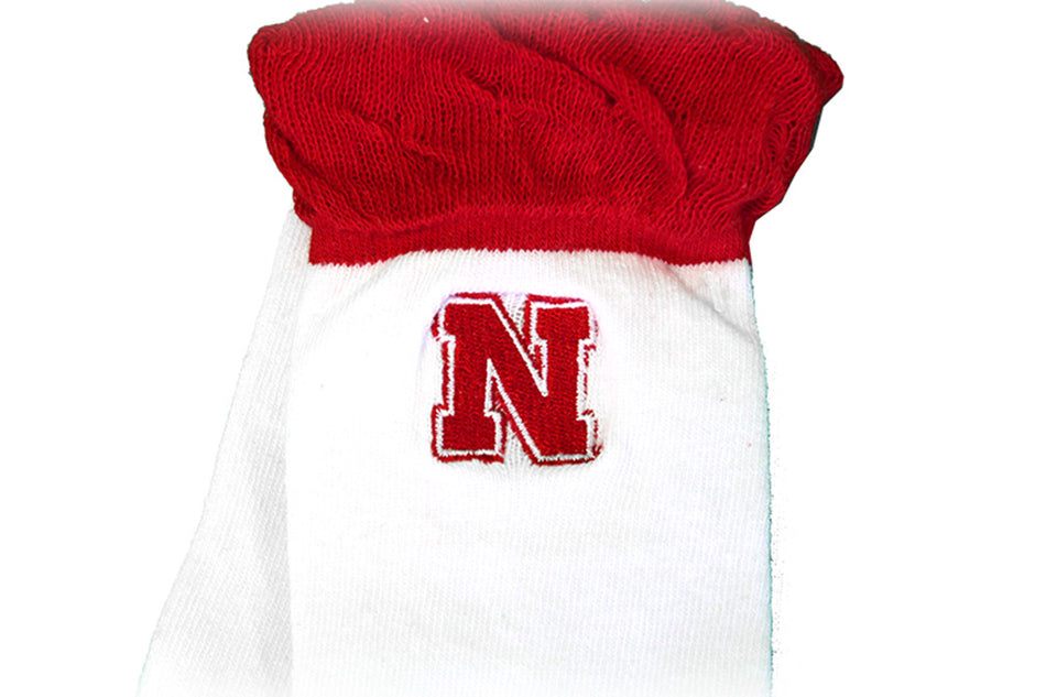 Husker Gals Kickoff Crew Ruffle Socks