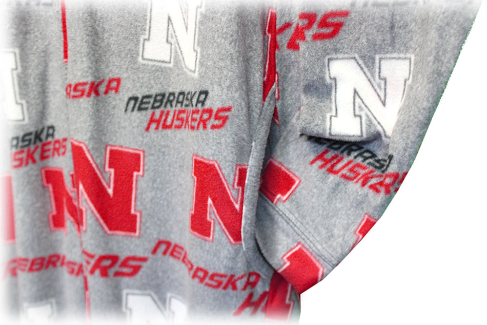 Nebraska Cornhuskers Adult Fleece Onesie