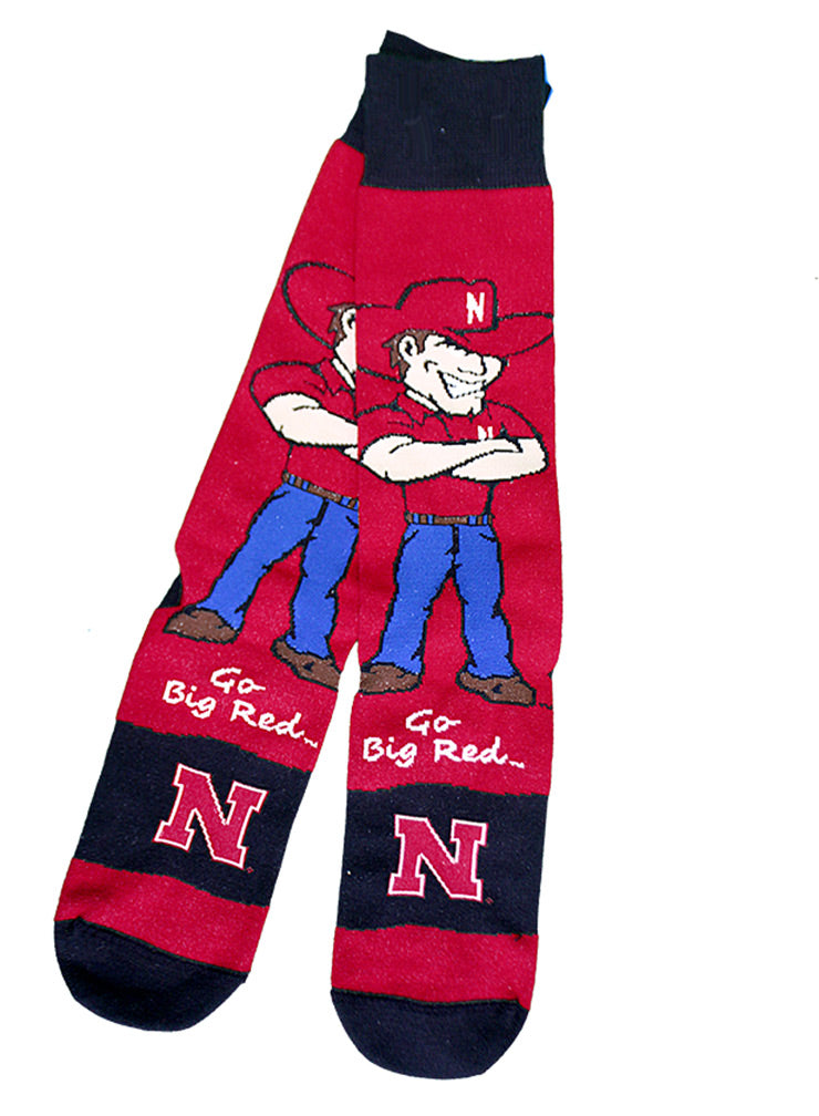 Nebraska Flag Herbie Socks