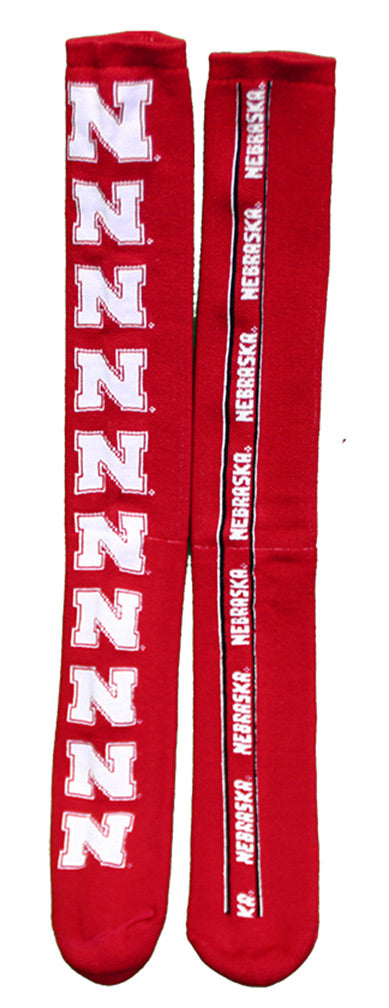 Throwback Nebraska Sock