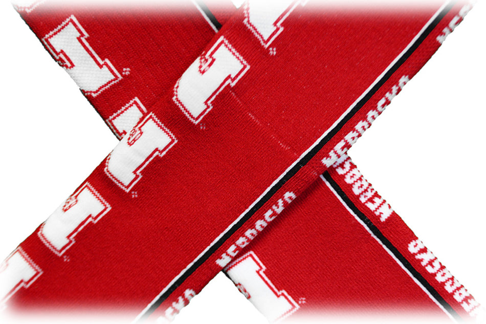 Throwback Nebraska Sock